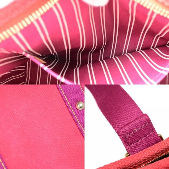 AUTHENTICITY GUARANTEED LOUIS VUITTON Cabas PM Hand Bag Antigua Canvas - Picture 8 of 15